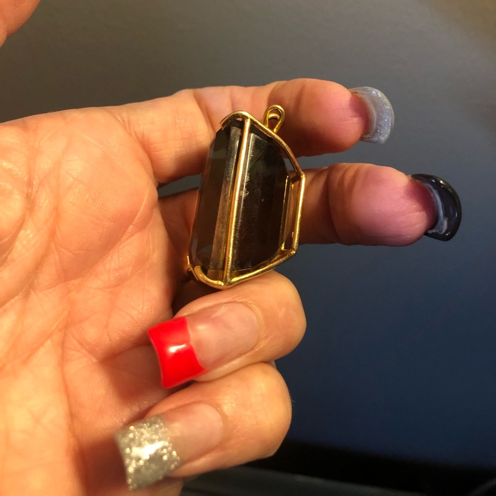 Custom Made Smoky Quartz Pendant